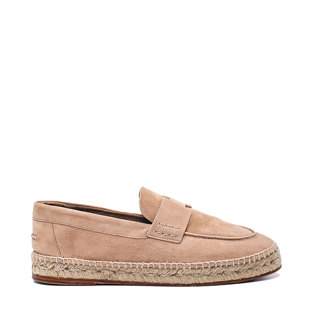 Hermès - Sand Beige Suede Goatskin Trip Espadrilles 37